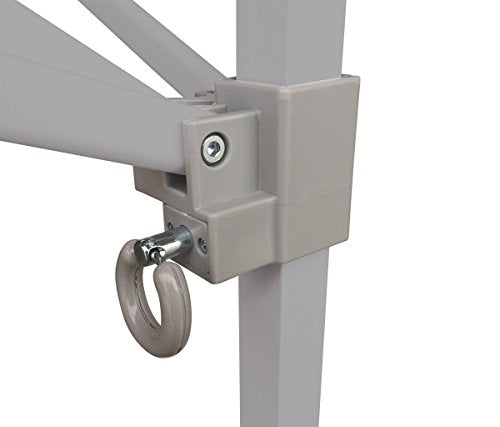 E-Z UP Envoy Outdoor Canopy Pop Up Tent, 10' x 10', Roller Bag, 4-Piece Spike Set, Recreational Grade, Royal Blue Top E-Z UP