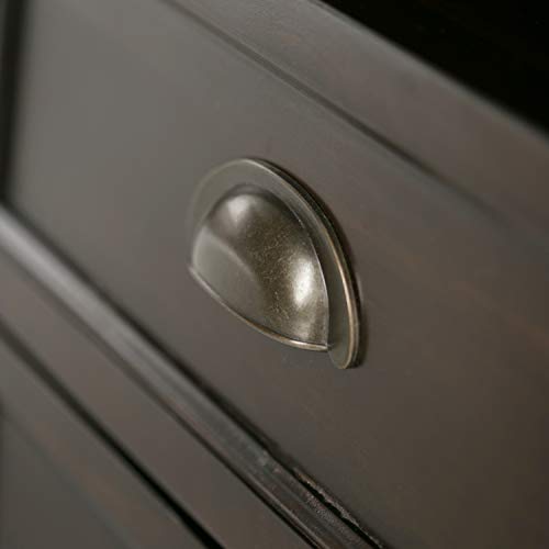 SIMPLIHOME Burlington SOLID WOOD Universal TV Media Stand, 54 inch Wide, Traditional, Living Room Entertainment Center with Storage, for Flat Screen TVs up to 60 inches in Mahogany Brown SIMPLIHOME