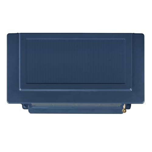 duraflame Freestanding Electric Fireplace Stove Heater with 3D Flame Effect for 1,000 Sq. Ft. Room, Navy Duraflame