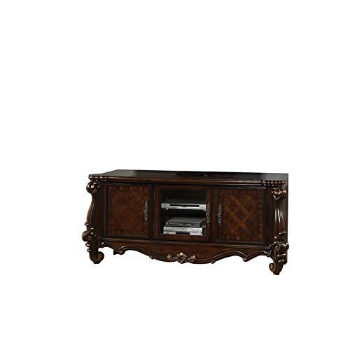 Acme Versailles TV Console in Cherry Oak ACME Furniture