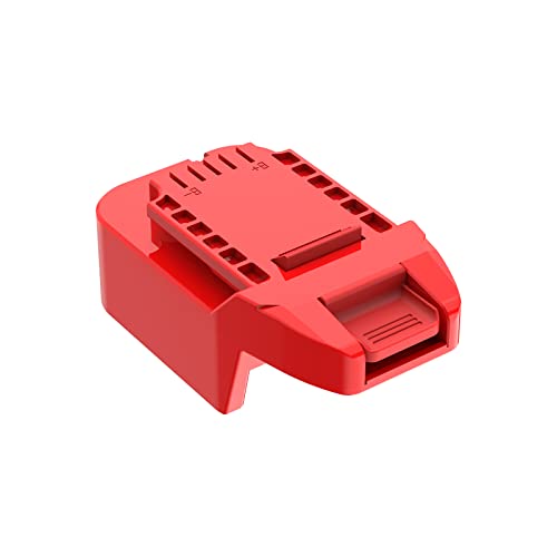 Adapter Fits Ba uer 20v Cordless Tools for Milwaukee M18 RED (NOT V18) Slider Lithium Batteries - Adapter Only LQ-18RY