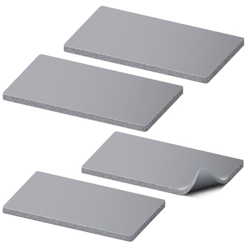 Lconvicely Hat Press Accessories – 4 Pcs Silicone Heat Press Pad, 2 Sizes (7.87"x3.35"+6.50"x2.60"), Heat Resistant to 428°F, High-Density, Cuttable, for DIY, Small Business & Home Use(Pad Only) Lconvicely