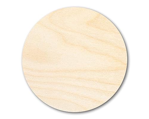 Unfinished Wood Circle Round | Circle Blank | DIY Craft Cutout | Up to 36" 20" / 3/4" 24 Hour Crafts
