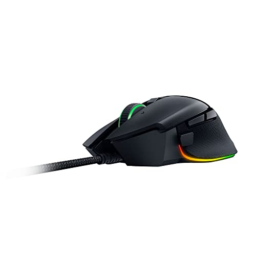Razer Basilisk V3 Customizable Ergonomic Gaming Mouse: Fastest Gaming Mouse Switch - Chroma RGB Lighting - 26K DPI Optical Sensor -Classic Black Razer