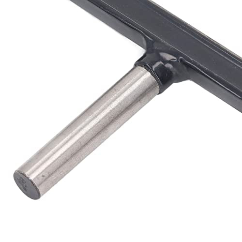 GULEEK 30CM Woodworking Lathe Tool Rest, Stainless Steel Wood Turning Steady Rest with 16mm Diameter Post, Professional Woodturning Accessory guleek