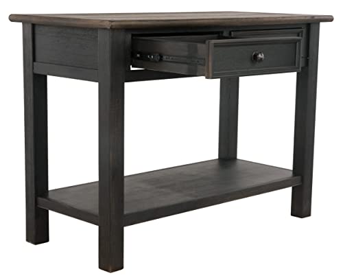 Signature Design by Ashley Tyler Creek Modern Farmhouse Sofa Table, Brown & Black Signature Design by Ashley