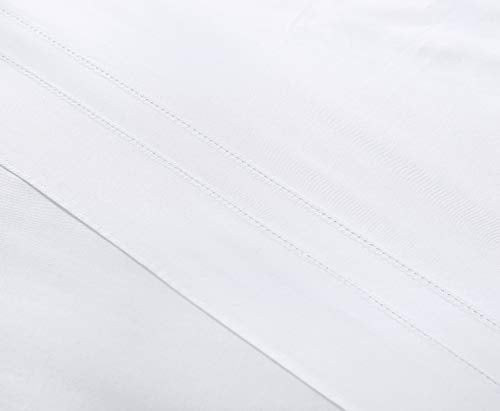 Tommy Bahama - King Bedskirt, Soft Cotton Bedding, Coastal Inspired Room Essentials (Solid Pleated White, King) Tommy Bahama