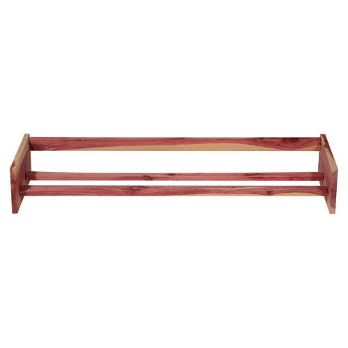 CedarFresh Stackable Cedar Shoe Rack, 29"l x 12"d x 5.5"h Household Essentials