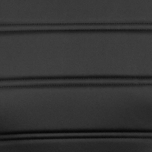 Flash Furniture Whitney Mid-Back Swivel LeatherSoft Desk Chair with Wheels, Padded Seat and Armrests, Adjustable Height Padded Office Chair, Black Flash Furniture