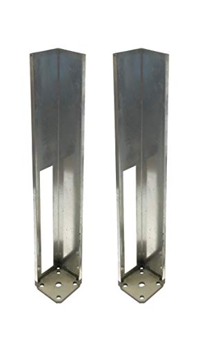 Vinyl Fence Concrete/Wood Post Mount Tower with Mounting Kit (4"x4"x36" (2 Pack)) Homestead Fence Co