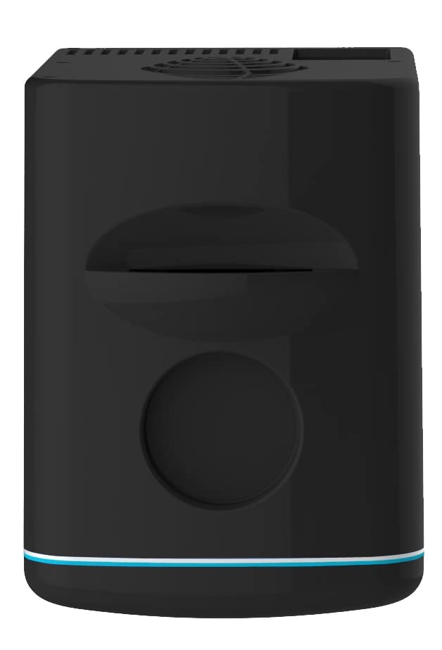 Frigidaire Mini Portable Compact Personal Fridge Cooler, 4 Liter Capacity Chills Six 12 oz Cans, 100% Freon-Free & Eco Friendly, Includes Plugs for Home Outlet & 12V Car Charger – Black Frigidaire