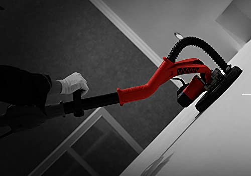 POWER PRO 1850 Electric Drywall Sander - Variable Speed 1000-1850rpm, 750 Watts, with Automatic Vacuum System, LED Light, and Tool Case (1850) Power Pro 2100