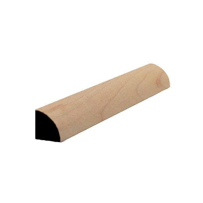 EWQR11 Quarter Round 1/2" Moulding Trim, 1/2" x 1/2", Red Oak, 94" Newmouldings