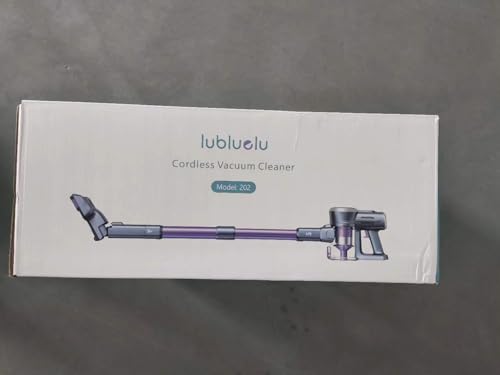 Lubluelu Cordless Vacuum Cleaner,25000Pa Cordless Stick Vacuum with 235W Brushless Motor, 50min Runtime, Detachable Battery, Self-Standing Vacuum for Hard Floor, Carpet, Pet Hair Lubluelu