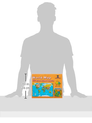 Waypoint Geographic World Map 500-Piece Jigsaw Puzzle, Puzzles for Kids, Jigsaw Puzzles for Endless Fun, Educational Puzzles for Personalized Gifts, 24″ x 36” Waypoint Geographic