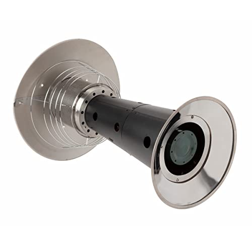 Cuisinart COH-500 Portable Tabletop Patio, 11,000 BTU Outdoor Propane Heater with Safety Tilt Switch and Burner Screen Guard, 100 sq. Foot Heat Range, Black Cuisinart