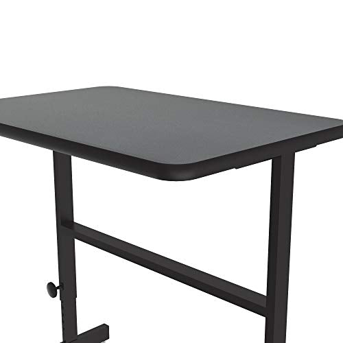 Correll 24"x36" Adjustable Height (34"-42") Standing Desk, Work Station, Montana Granite HP Laminate, Steel Frame, Made in The USA (CST2436-55) CORRELL, INC.