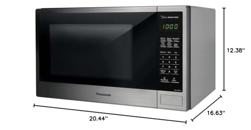 Panasonic NN-SU696S Microwave Oven, 1.3 Cft, Stainless Steel/Silver Panasonic
