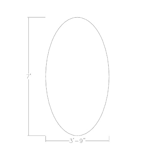 6 Person Oval Shaped Conference Table with Power & Data | Scratch-Resistant Laminate & Sturdy Metal T Bases | Meeting Tables for Offices, Training Rooms, and Homes | White - 4'X7' SKUTCHI DESIGNS INC.