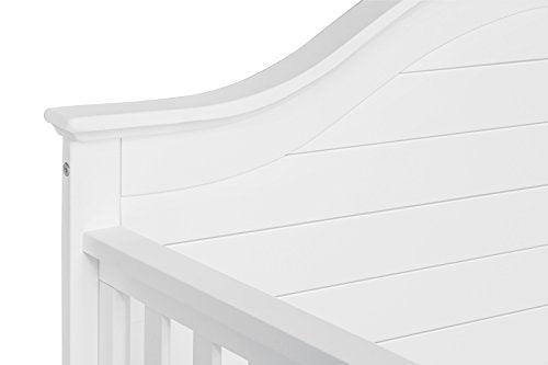 Carter's by DaVinci Nolan 4-in-1 Convertible Crib in White, Greenguard Gold Certified, 1 Count (Pack of 1) DaVinci