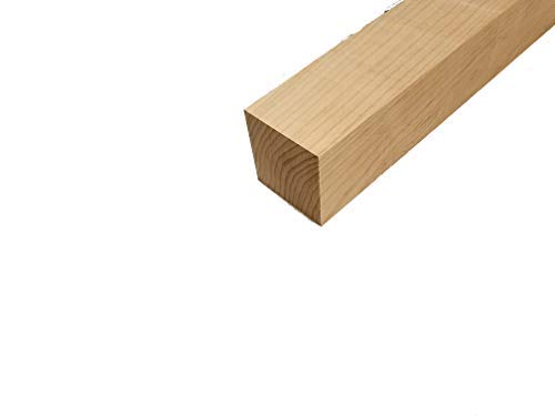 Barrington Hardwoods Hard Maple Lumber Turning Square - 3" x 3" x 30" (1 Pieces) Barrington Hardwoods