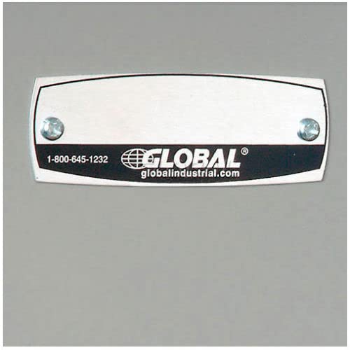 GLOBAL INDUSTRIAL Single Tier Locker, 12x18x72, 3 Door, Ready To Assemble, Gray Global Industrial