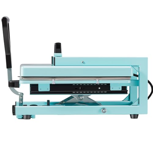VEVOR Hybrid Heat Press, 15 x 15 inch, 8-in-1 Multifunction, Heat Up Fast and Even, All-New Patented Design, Easy to Control, Sublimation Press Machine for T-Shirts/Tumblers/Caps/Plates, Light Green VEVOR