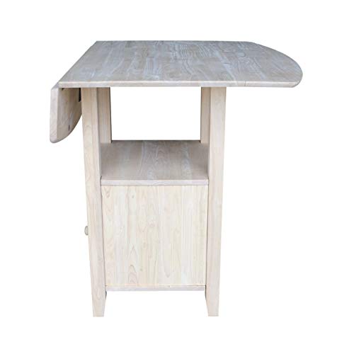 IC International Concepts T-3638DPG Bistro Table, Unfinished IC International Concepts