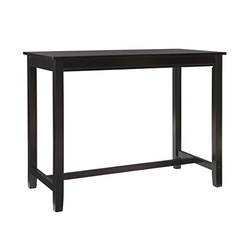 Linon Black 36 inch Counter Height Pub Claridge Table Linon