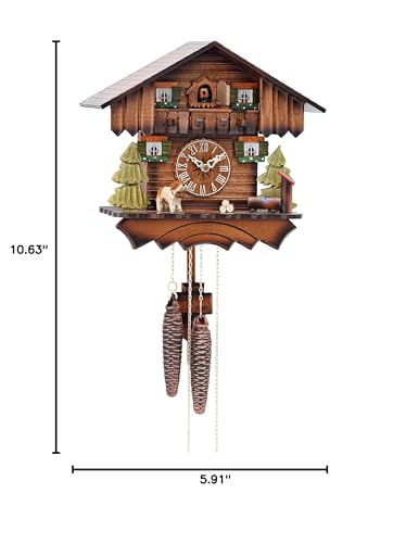 Hekas Cuckoo Clock Black Forest House KA 1675 Kammerer Uhren Hekas