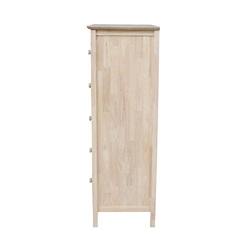 International Concepts Dresser with 5 Drawers ,Unfinished IC International Concepts