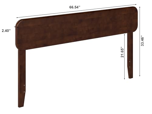 AFI, Florence Queen Solid Wood Headboard, Walnut AFI