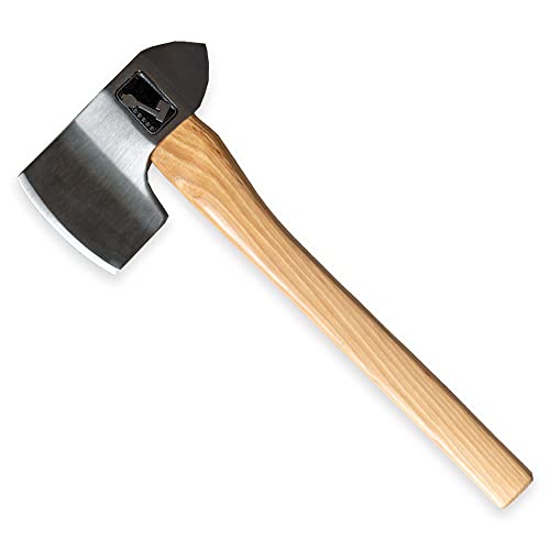 King of Diamonds Throwing Axe: World Axe Throwing League Premium Competition Throwing Axe, WATL Throwing Hatchet with Round Hickory Wooden Handle (Round Handle) WATL