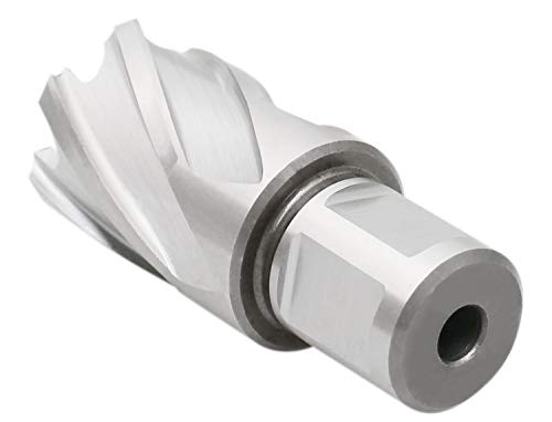 Accusize Industrial Tools Hss Annular Cutter, 1'' Diameter by 1'' Depth with 3/4'' Weldon Shank, Ansi Standard, 2080-2021 Accusize Industrial Tools