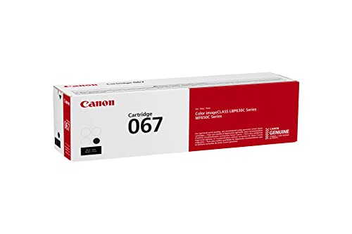Canon 067 Black Toner Cartridge, Compatible to MF656Cdw, MF654Cdw, MF653Cdw, LBP633Cdw and LBP632Cdw Printers Canon