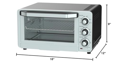 Cuisinart TOB-40N Custom Classic Toaster Oven Broiler, Brushed Stainless and Black Cuisinart