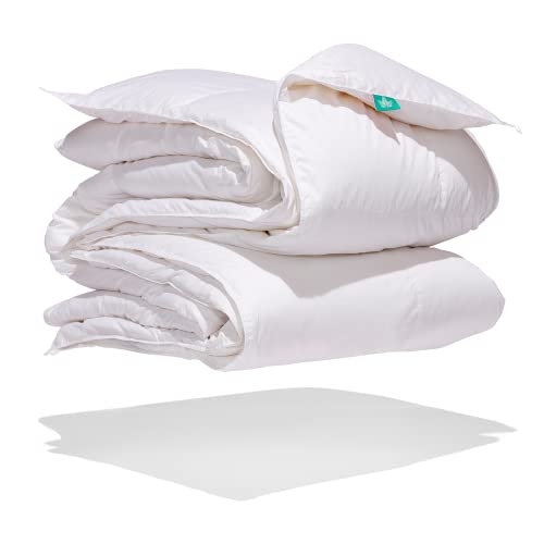 Canadian Down & Feather Co. - Regular Weight 800 Loft Canadian Hutterite White Down Duvet King Size - 500 TC Shell 100% Cotton - Made in Canada Canadian Down & Feather Company
