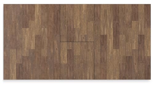 Signature Design by Ashley Wildenauer Dining Extension Table, 78" W x 40" D x 30" H, Black & Dark Brown Signature Design by Ashley