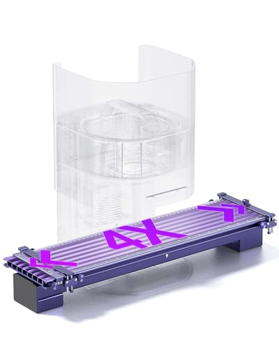 Slide Extension for WeCreat Lumos Laser Engraver, 4X Expanded Working Area (520×116mm) for Batch Engraving, Compatible with Rotary Kit for Long Cylinder Engraving