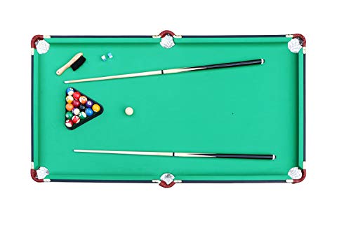RACK Crux 55 in Folding Billiard/Pool Table (Green)-Portable and Space-Saving Entertainment! RACK