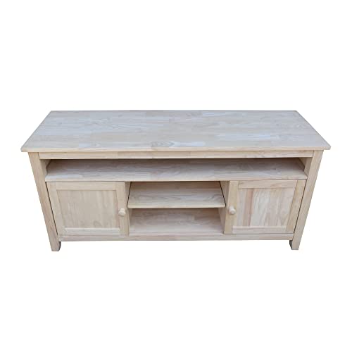 International Concepts TV Stand with 2 Doors, 1 Shelf and 2 Cabinets IC International Concepts