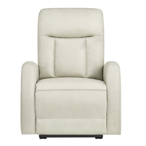 KISLOT Wall Hugger Power Recliner Chair with USB & Type-C Ports Faux Leather Recliner 135Β° Reclining Small Space Electric Sofa for RV Living Room Bedroom