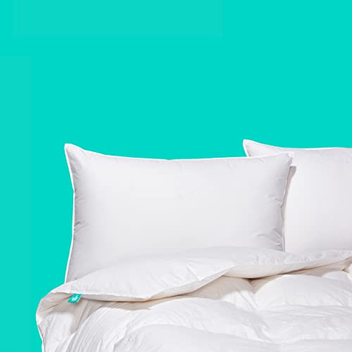 Canadian Down & Feather Co. - Regular Weight 800 Loft Canadian Hutterite White Down Duvet King Size - 500 TC Shell 100% Cotton - Made in Canada Canadian Down & Feather Company