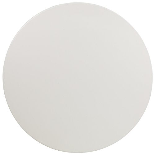 Flash Furniture Kathryn 5-Foot Round Granite White Plastic Folding Table, Commercial Grade Round Table for 8 Guests Flash Furniture