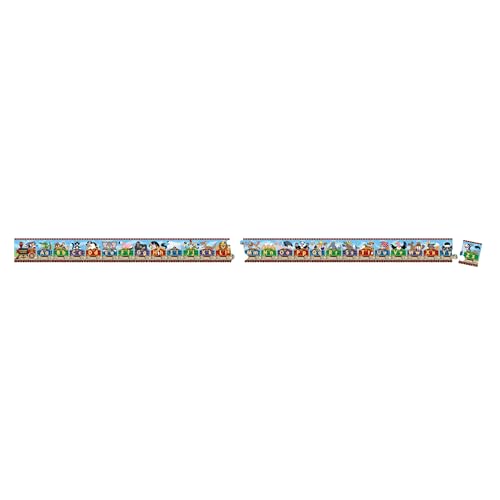 Melissa & Doug Alphabet Express Jumbo Jigsaw Floor Puzzle (27 pcs, 10 feet long) - FSC Certified Melissa & Doug