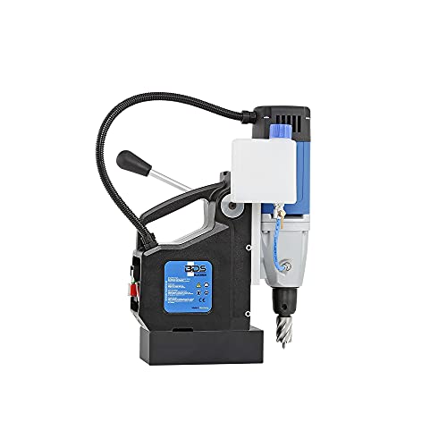 CS Unitec | MABasic 200 Portable Magnetic Drill Press | 900W 2-Speed Benchtop Power Drill Machine w/up to 1-3/8" Diameter & 6-1/3" Depth of Cut | Oil Bottle Included CS Unitec