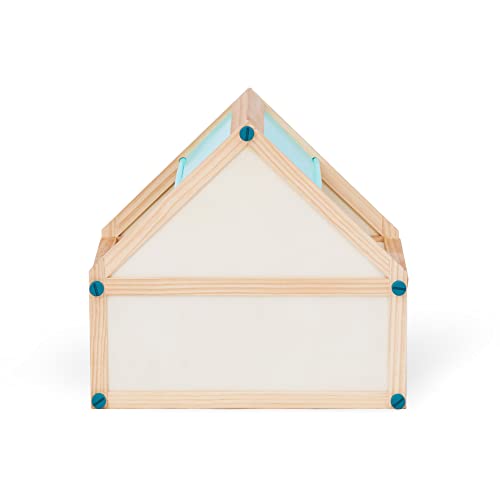 Olivia's Little World Kids Buildable Furnished Wooden Dollhouse for 3.5" Dolls Olivia's Little World