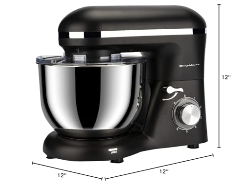 FRIGIDAIRE ReadyPrep™ 6.2 Quart Retro Stand Mixer (BLACK) Frigidaire