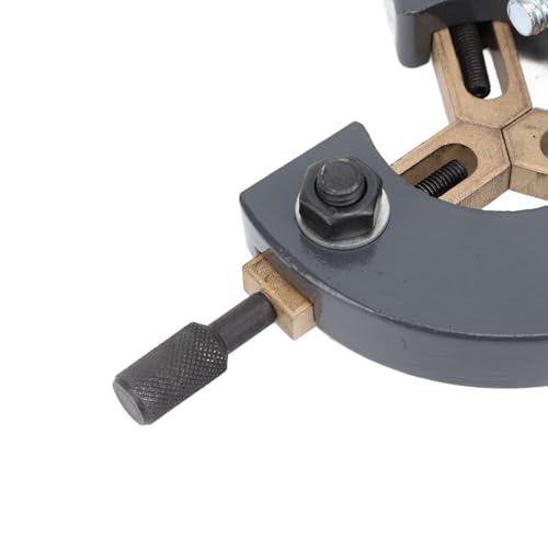 lvifloae Lathe Center Rest,Wood Lathe Steady Rest Grey Color Metal Mini Lathe Steady Rest Woodturning Steady Rest for 0618 CJ18 CJ0618A 7x12 7x14 06183B lvifloae