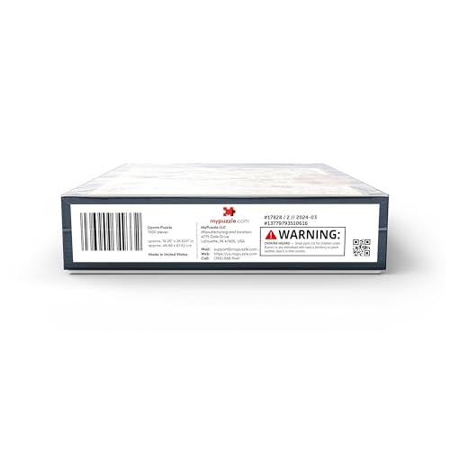 MyPuzzle Fleurs - Flowers for All, Vintage Art Poster, Adolphe Millot - Premium 1000 Piece Jigsaw Puzzle for Adults MyPuzzle.com